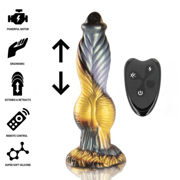 Epic Phoenix Dildo O Ressurgimento Do Prazer Controle Remoto Recarregável