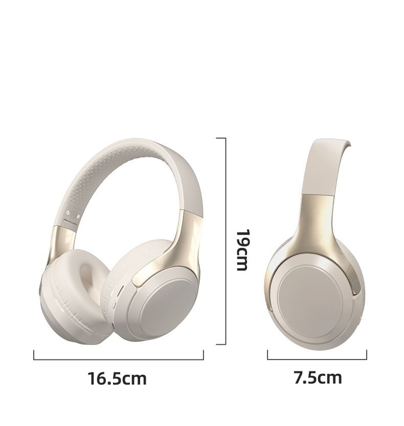 HOMTEC - USB oplaadbare Bluetooth-hoofdtelefoon