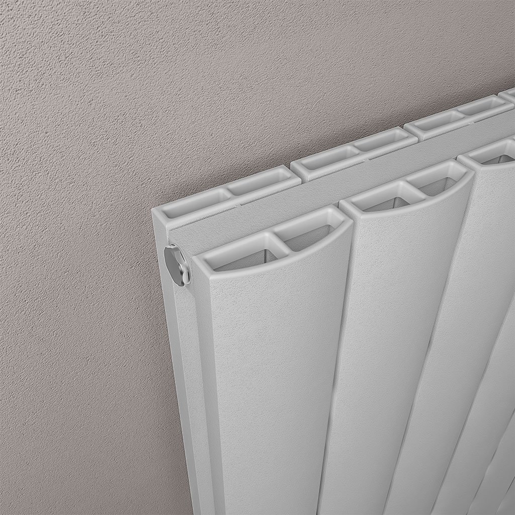 Eastbrook Guardia radiator 180x60cm aluminium 2924W grijs mat