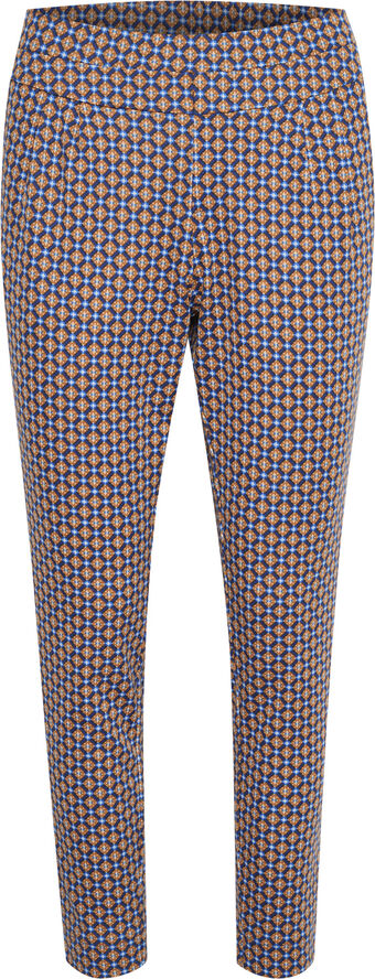 Cream CRAnett pants Sodalite geometric blue