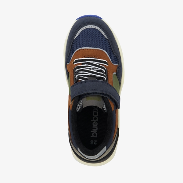 Blue Box jongens sneakers blauw/bruin