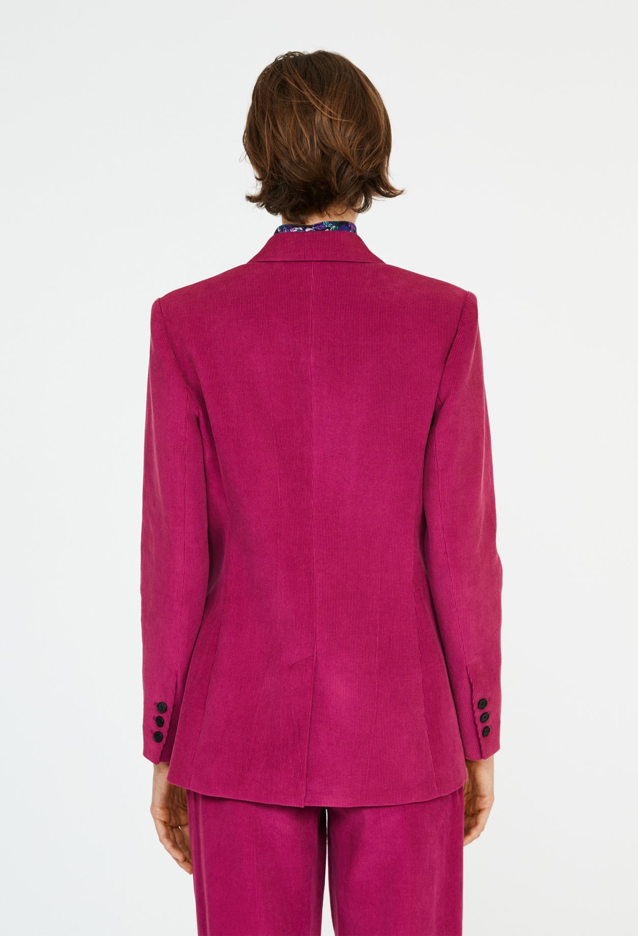 Veste croise velours