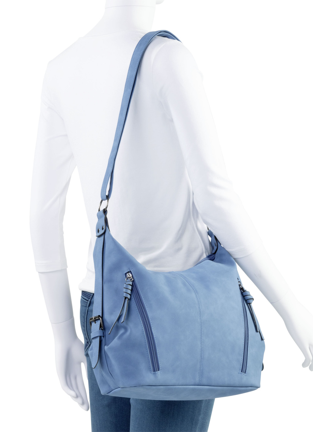 Tasche aus weichem, dezent schattiertem Synthetik