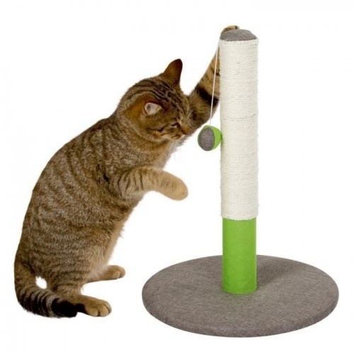 Arranhador para gatos Kerbl Tree Opal Basic nas cores verde e cinza