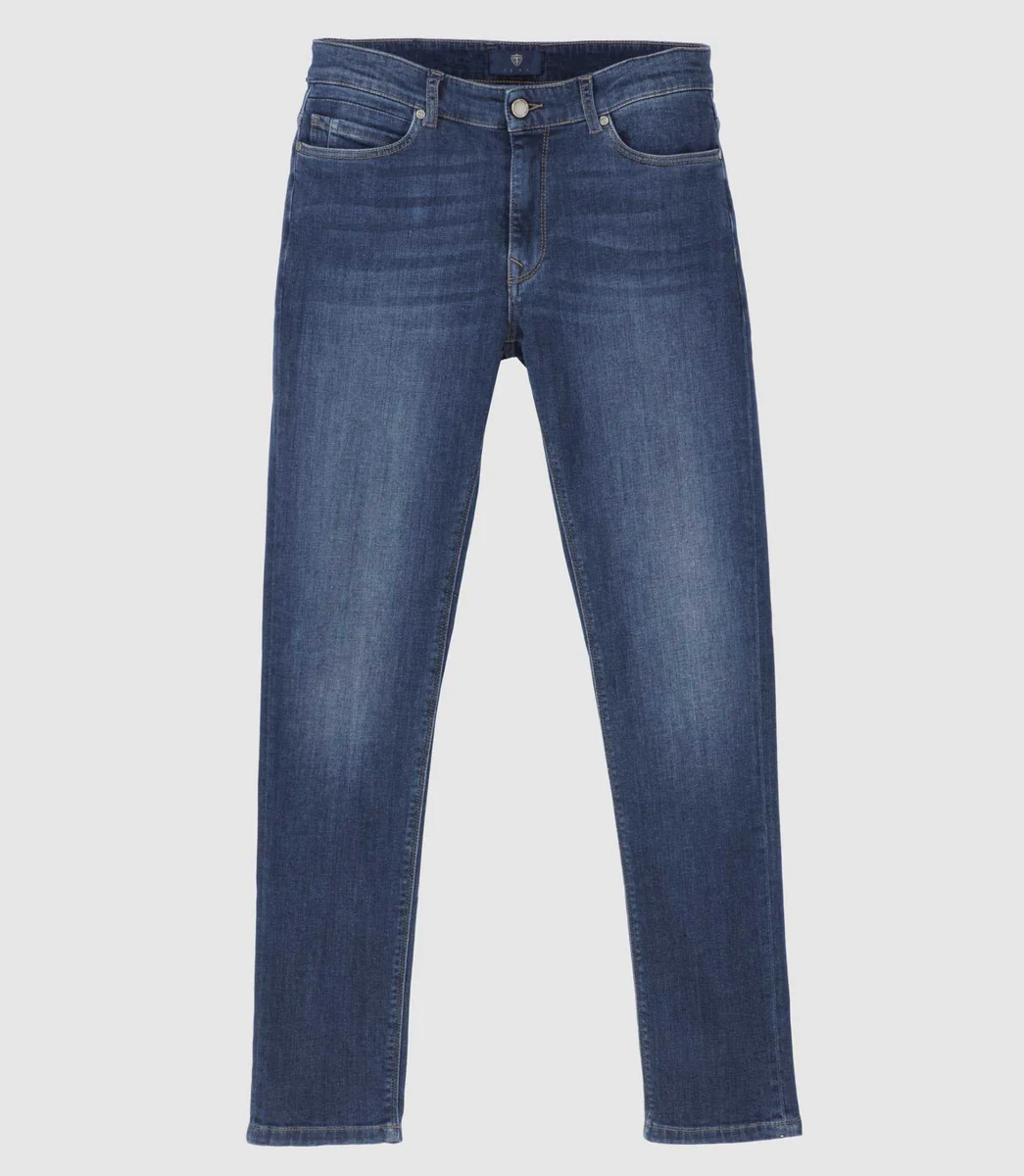 Jean slim bleu moyen 