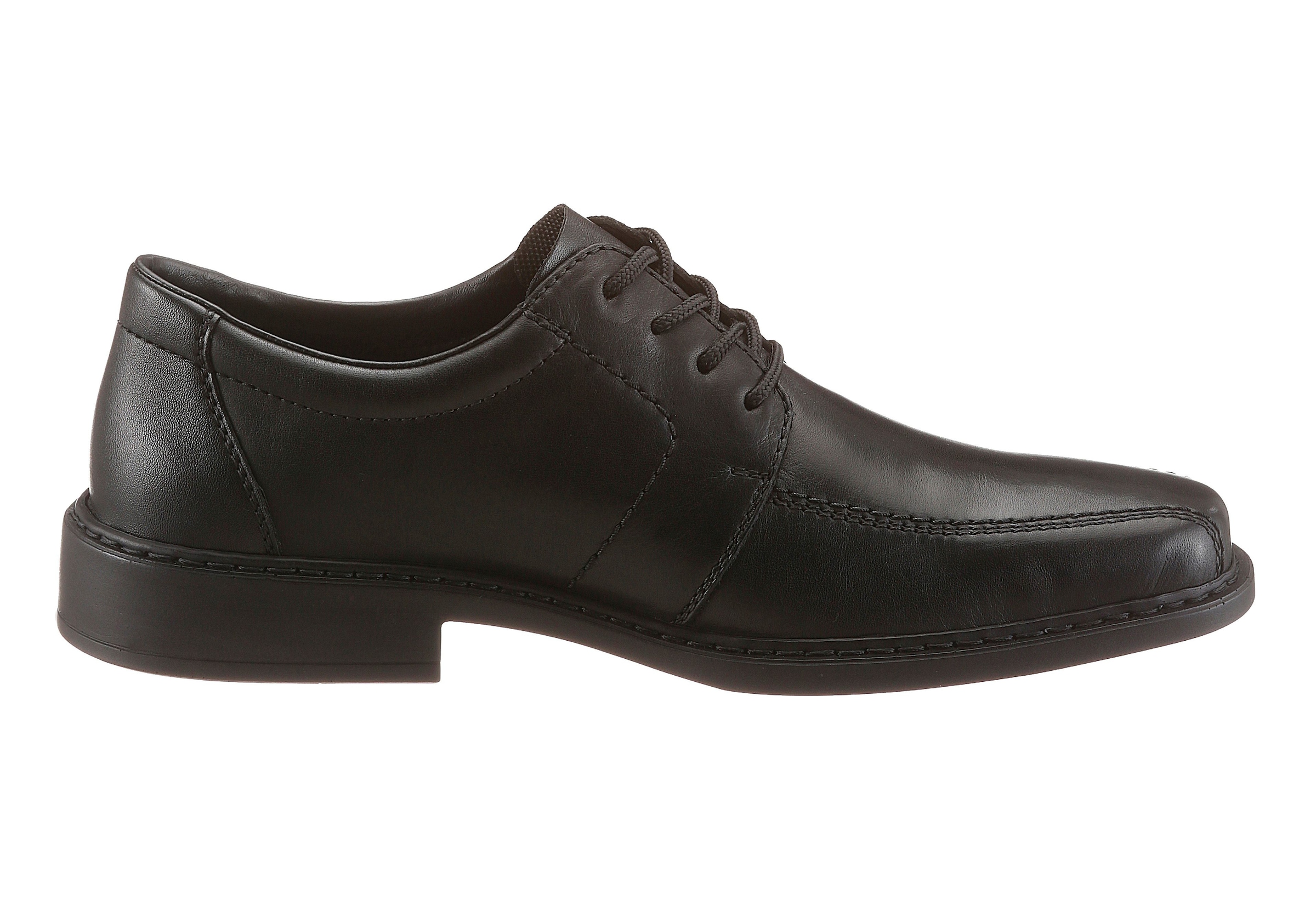 Rieker Schnürschuh  mit klassischer Ziernaht, Freizeitschuh, Halbschuh, Schnürschuh