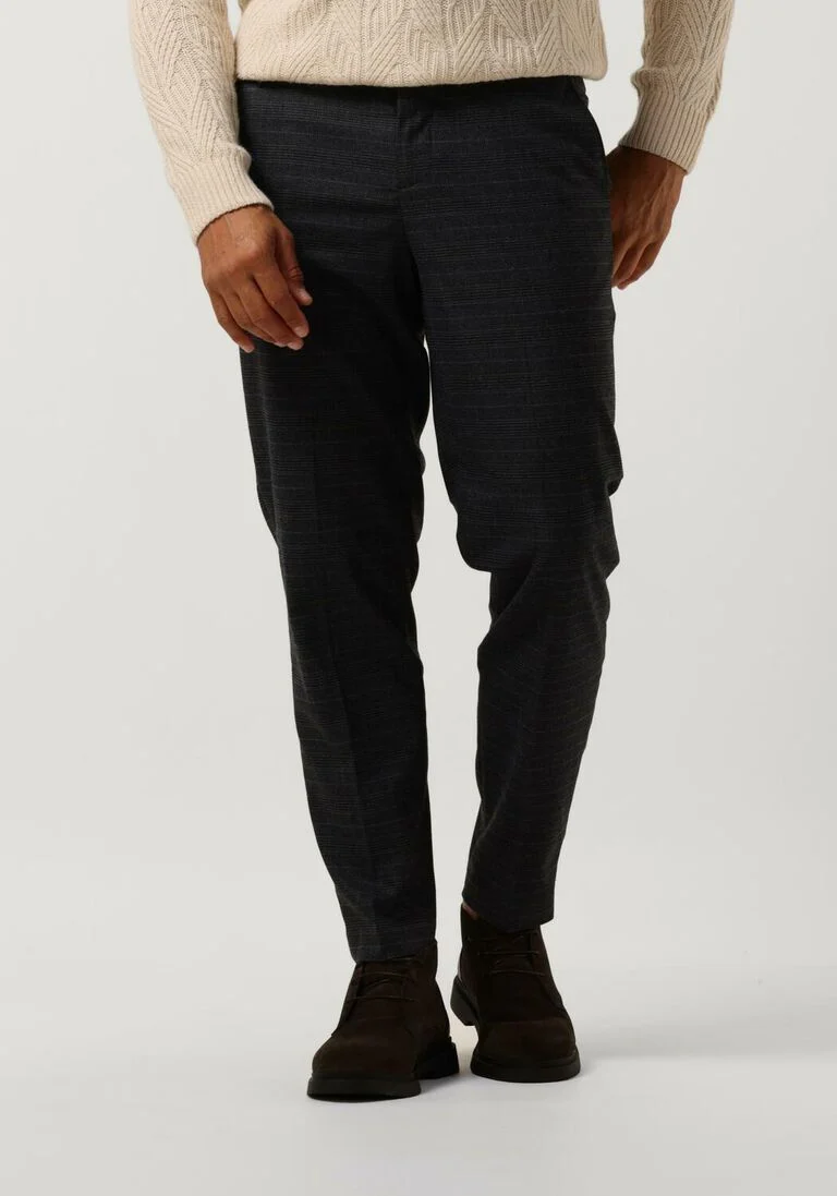 SELECTED HOMME donkerblauwe selected homme pantalon slimtape-marlow mix pant