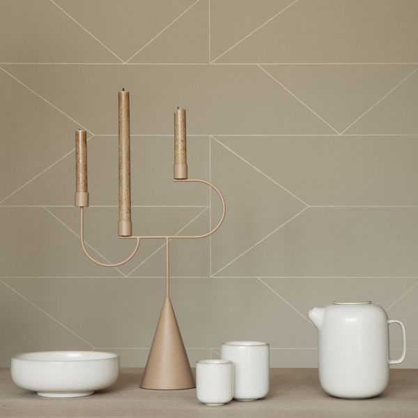 Ferm Living Lines Behang Cashmere