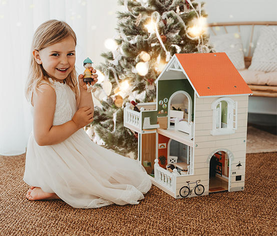 small foot Puppenhaus mit Dachterasse