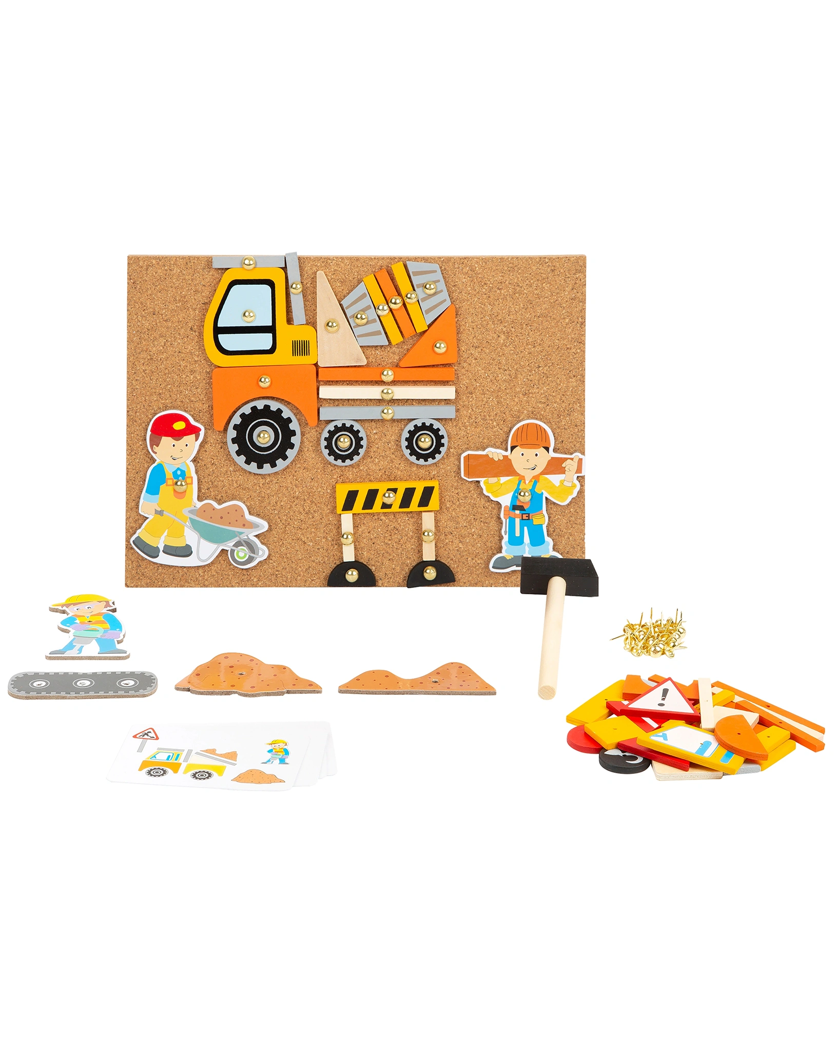 small foot® Hämmerchenspiel BAUSTELLE 171-teilig