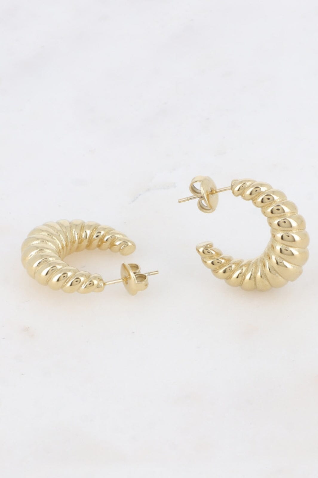 Mellow Moon Charlie Hoop Øreringe BM1348E0480 forgyldt