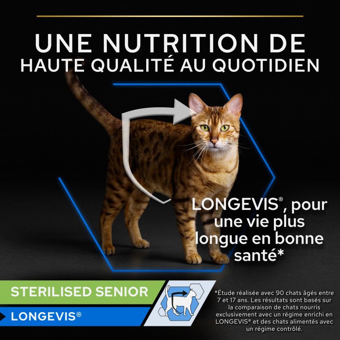 Proplan Nutrisavour Sterilised 7+ Longevis en mousse