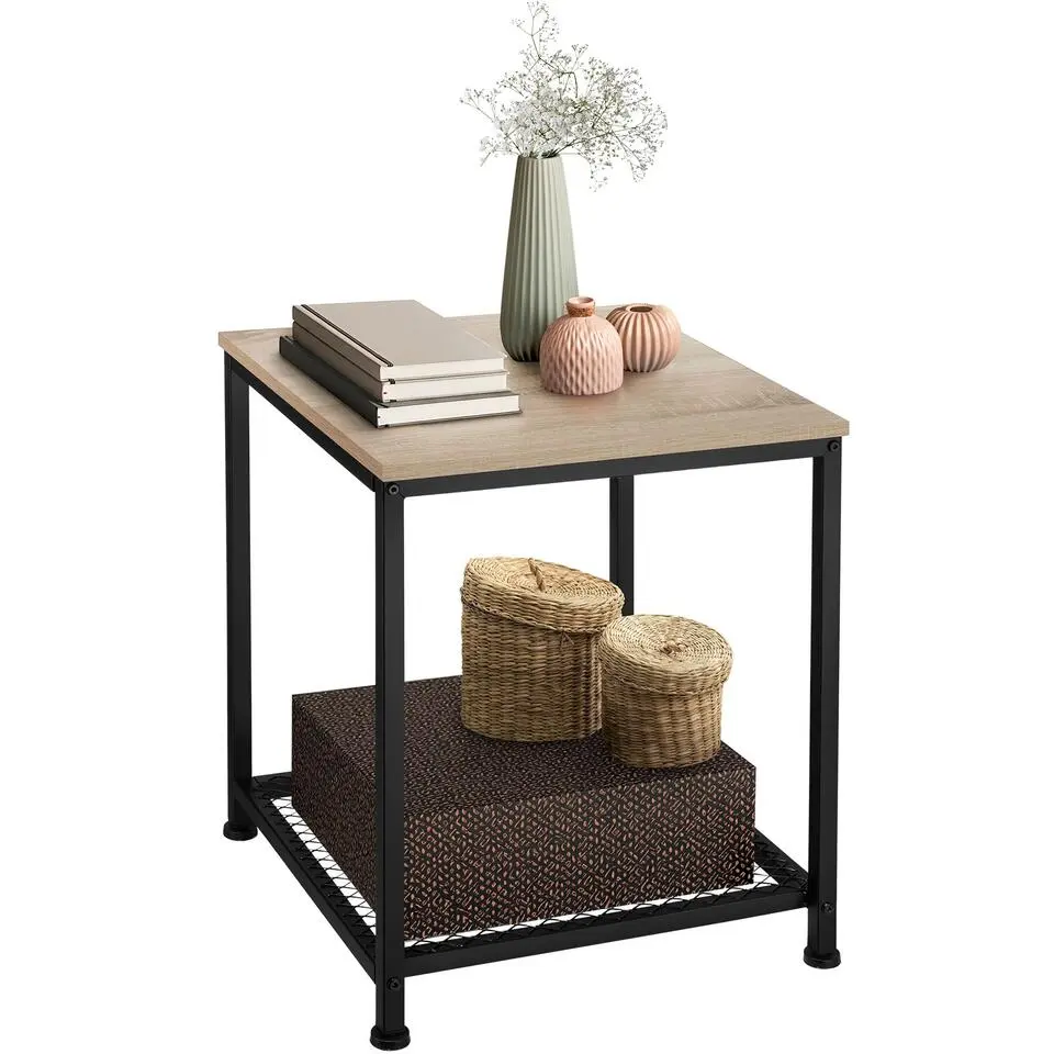 tectake Bijzettafel Derby 45,5x45,5x55,5cm