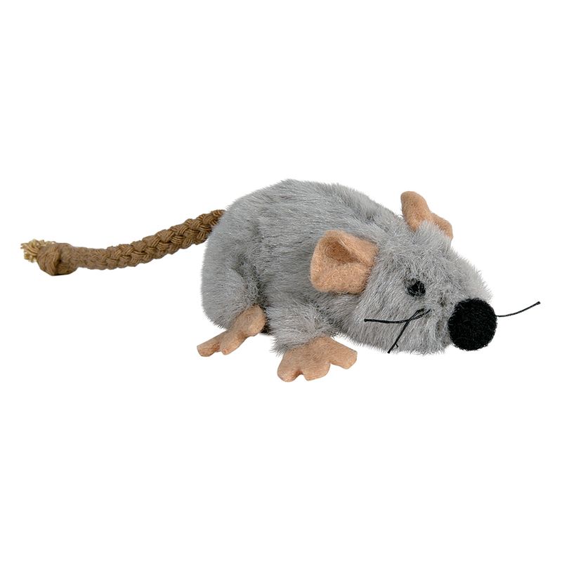 Lot de 3 souris en peluche avec menthe à chat à prix discount sur bitiba.fr