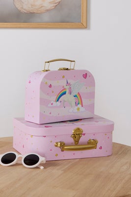 Alice & Fox RUT Koffert 2-Pack, Rosa