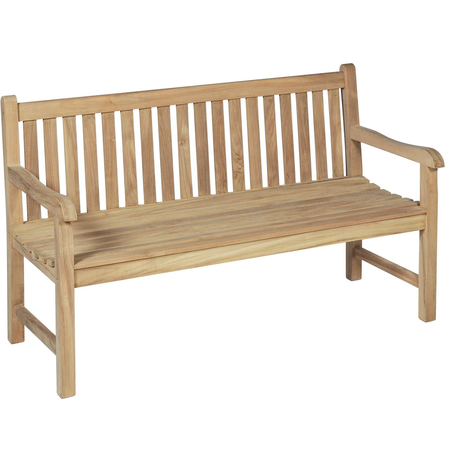 3-Sitzer Gartenbank SOLO - Teak massiv - 150 cm