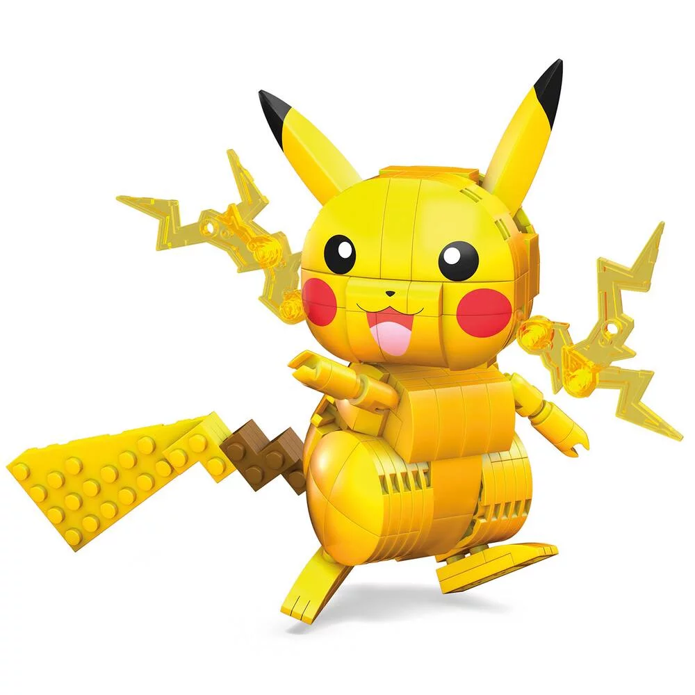 MEGA CONSTRUX - POKEMON PIKACHU A CONSTRUIRE - BRIQUES DE CONSTUCTION