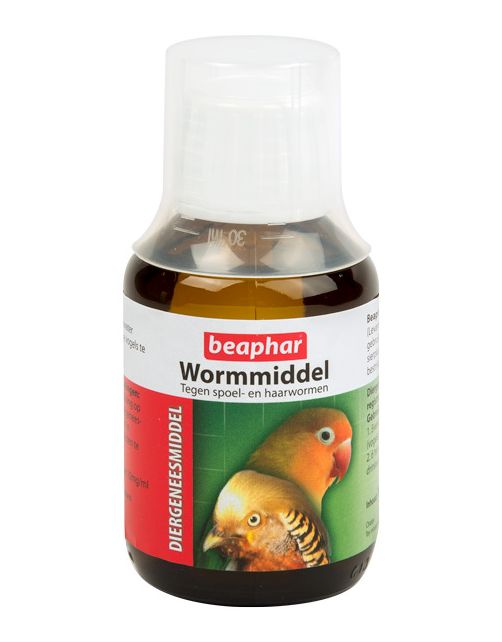 Beaphar Wormmiddel Vogel \/ Knaag - Vogelapotheek - 100 ml 30 Ml Per Liter Water