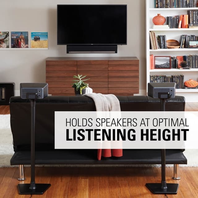 SANUS Gulvstander til Sonos One SL Play:1 Play:3 Single Sort