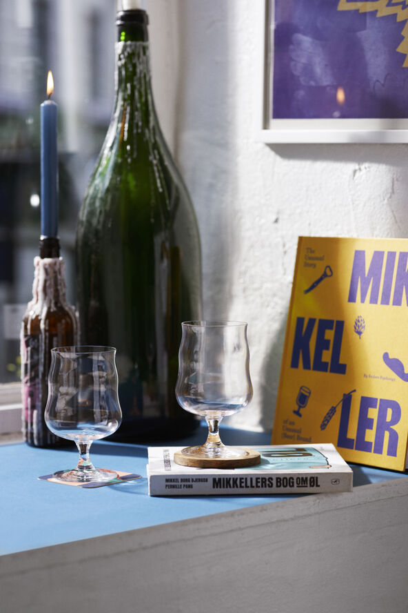 Holmegaard Mikkeller Universalt Ølglas 40 cl klar 2 stk. Transparent