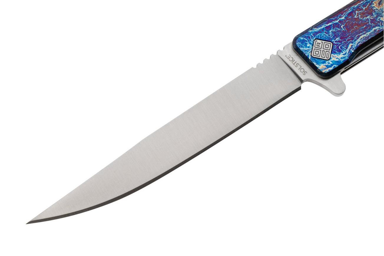 Ocaso Solstice 10DBS Satin, Anodized Titanium zakmes