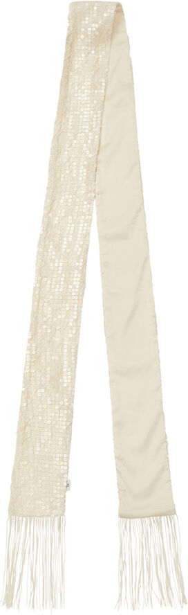 Becksöndergaard Lace Sequins Scarf Honey peach