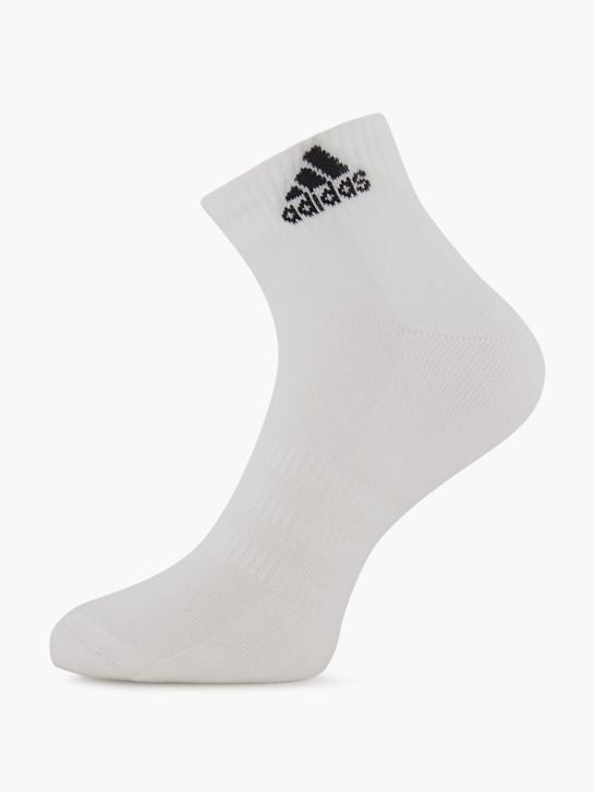 adidas 3 Pack Socken Weiss