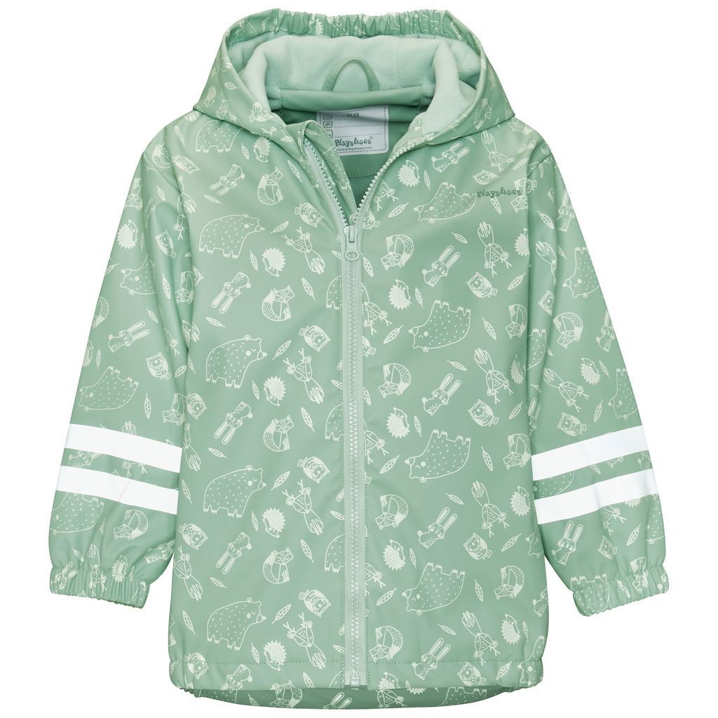 PlayshoesPlayshoes   Regenjacke Fleece Futter grün 80
