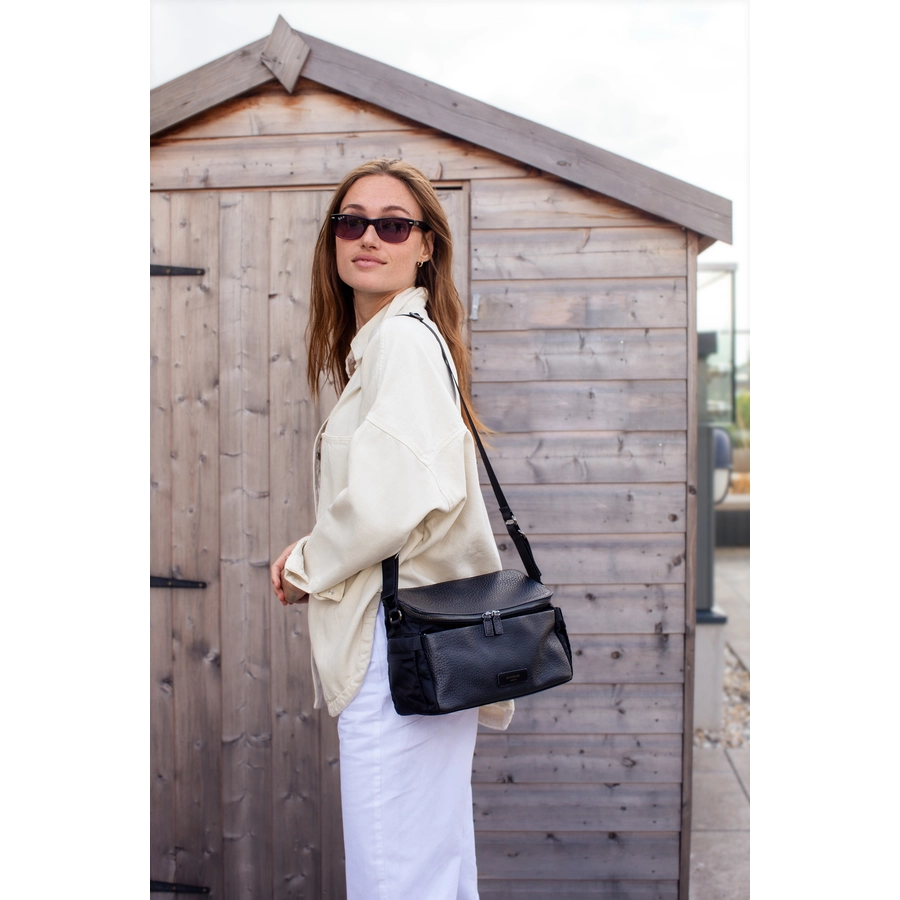 storksak Kinderwagen-Organiser Alyssa Black Gunmetal