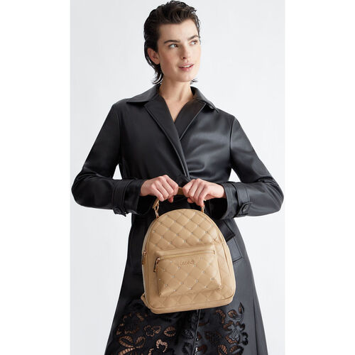 Liu Jo - Mochila acolchada con strass Marrón