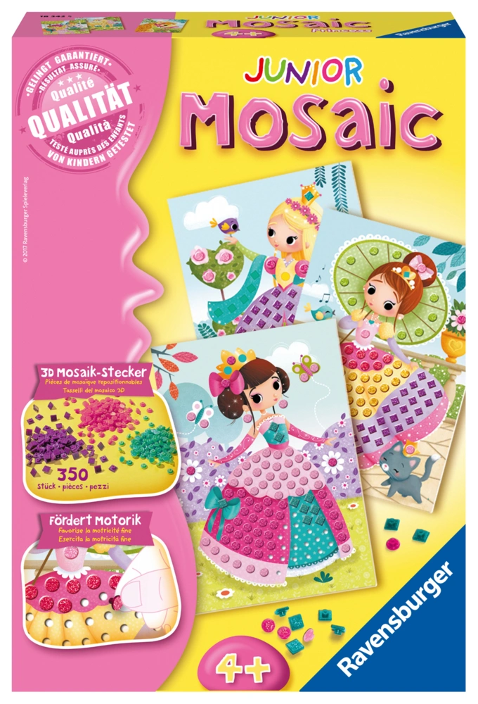 Bastel-Set JUNIOR MOSAIC PRINCESS in bunt