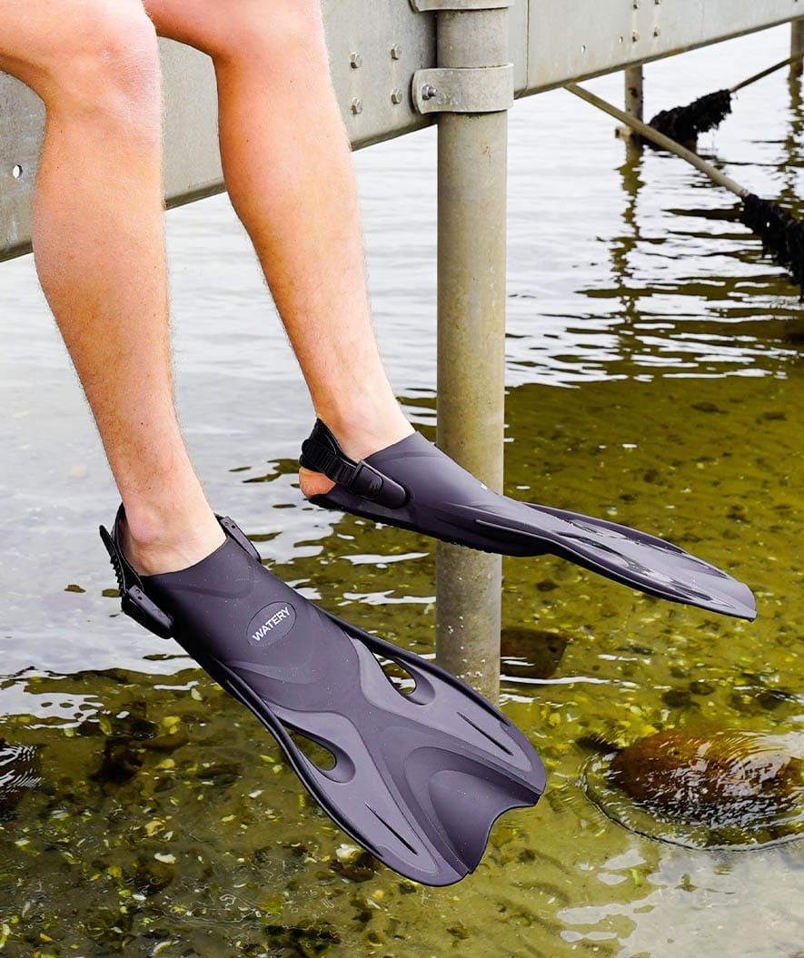Watery korte svømmefødder - Fisher - Blå