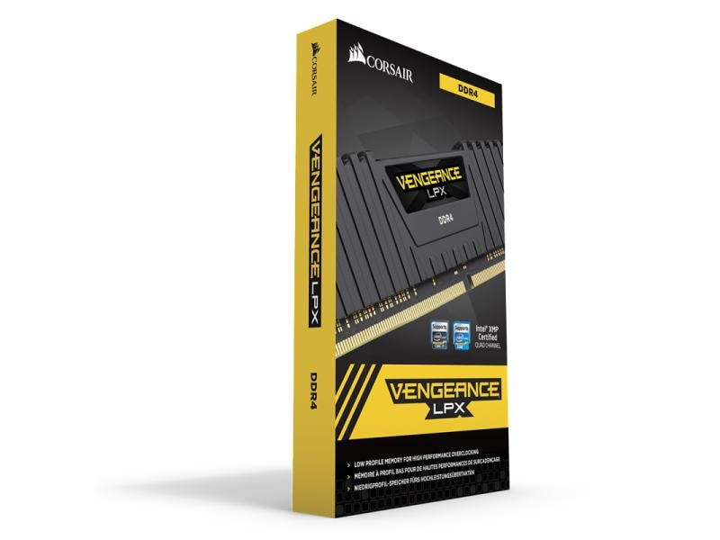 Corsair DDR4-RAM Vengeance LPX Black 2400 MHz 2x 8 GB High-Performance Arbeitsspeicher