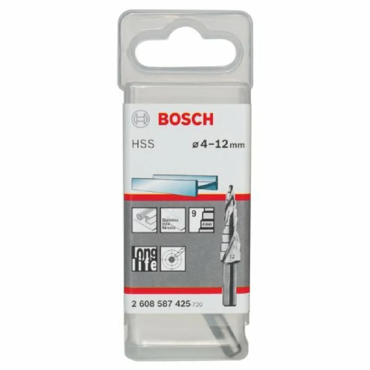 BOSCH Fraise étagée queue 3 pans