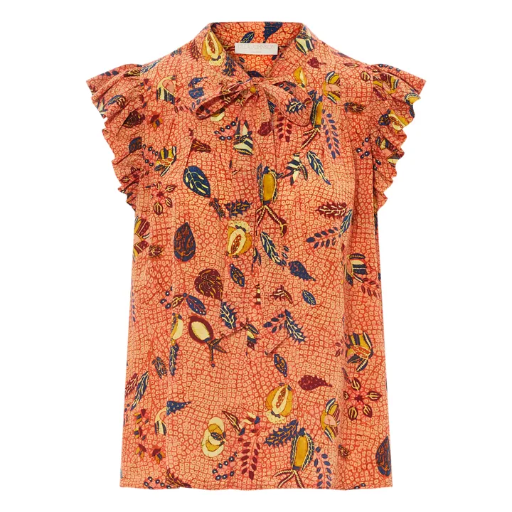 Ulla Johnson Blouse Callie Soie | Rose pêche