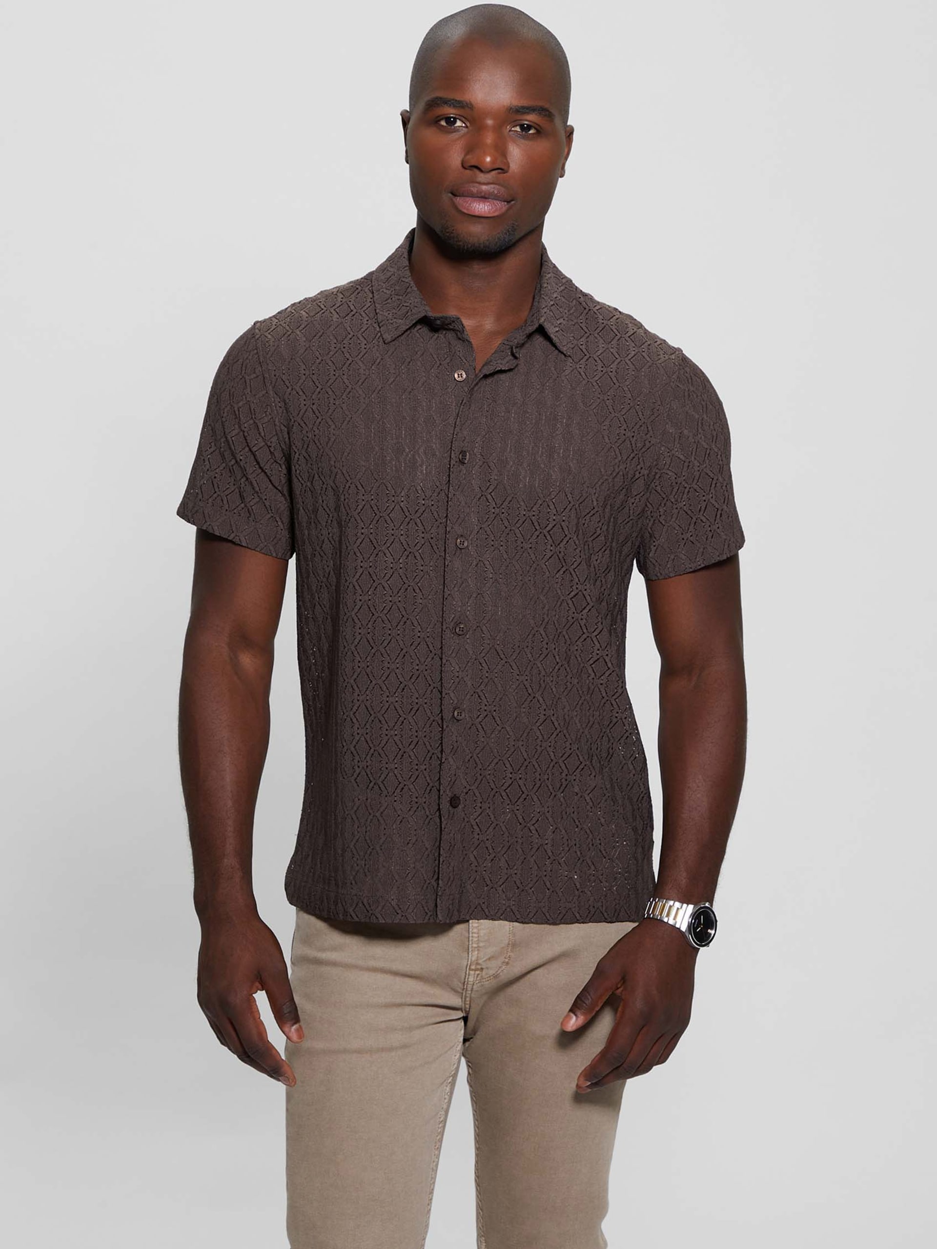 Camisa Reeves Perfurada