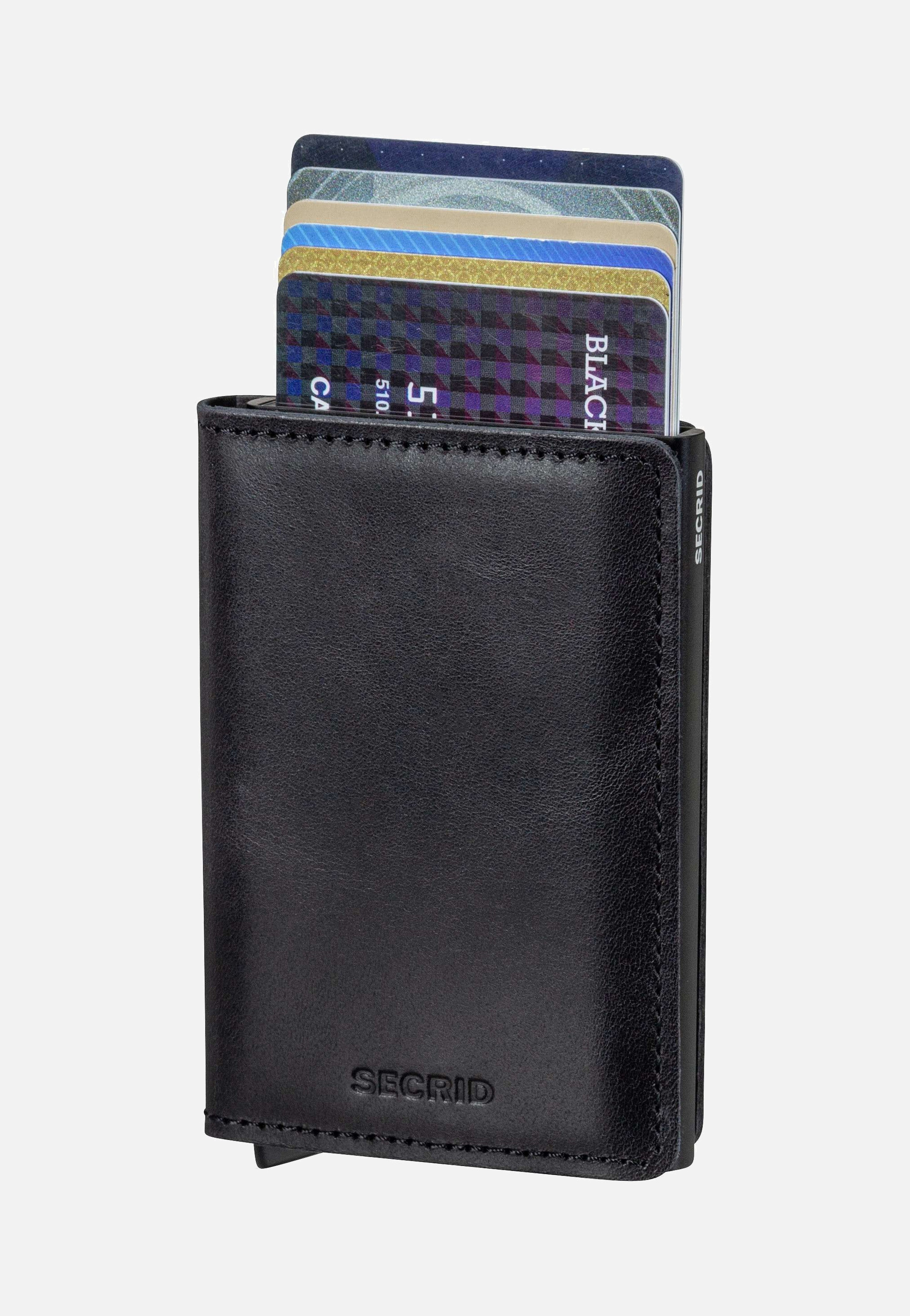 Slimwallet Vintage Black - Portemonnaie