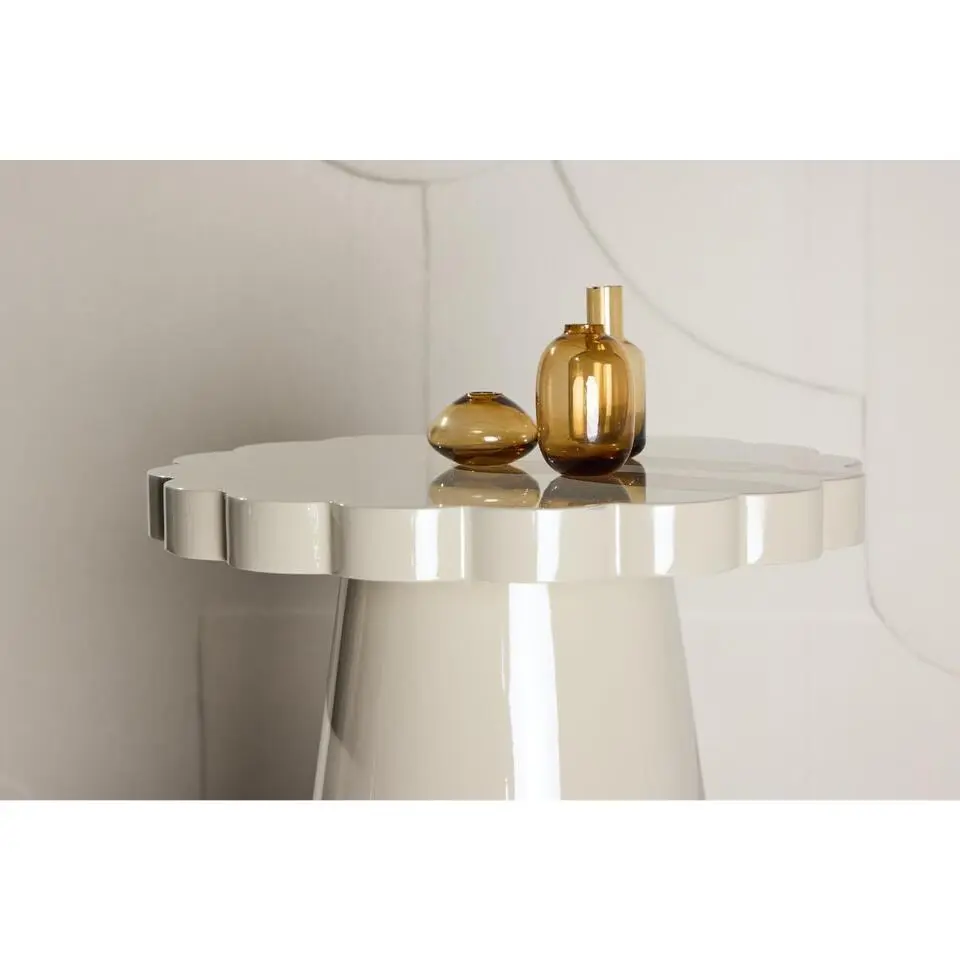 Svea - Helena ronde bijzettafel - ø45 cm - beige