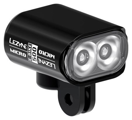 Éclairage Avant VAE Lezyne LED EBike Micro-Drive 500 Noir