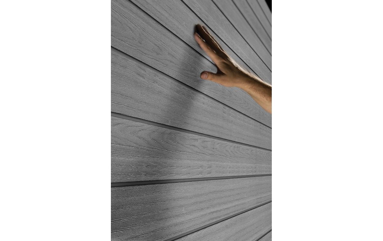 Gartenschrank Cortina Alto 140 x 73.6 x 170.4 cm, Grau<br>Lagerschuppen