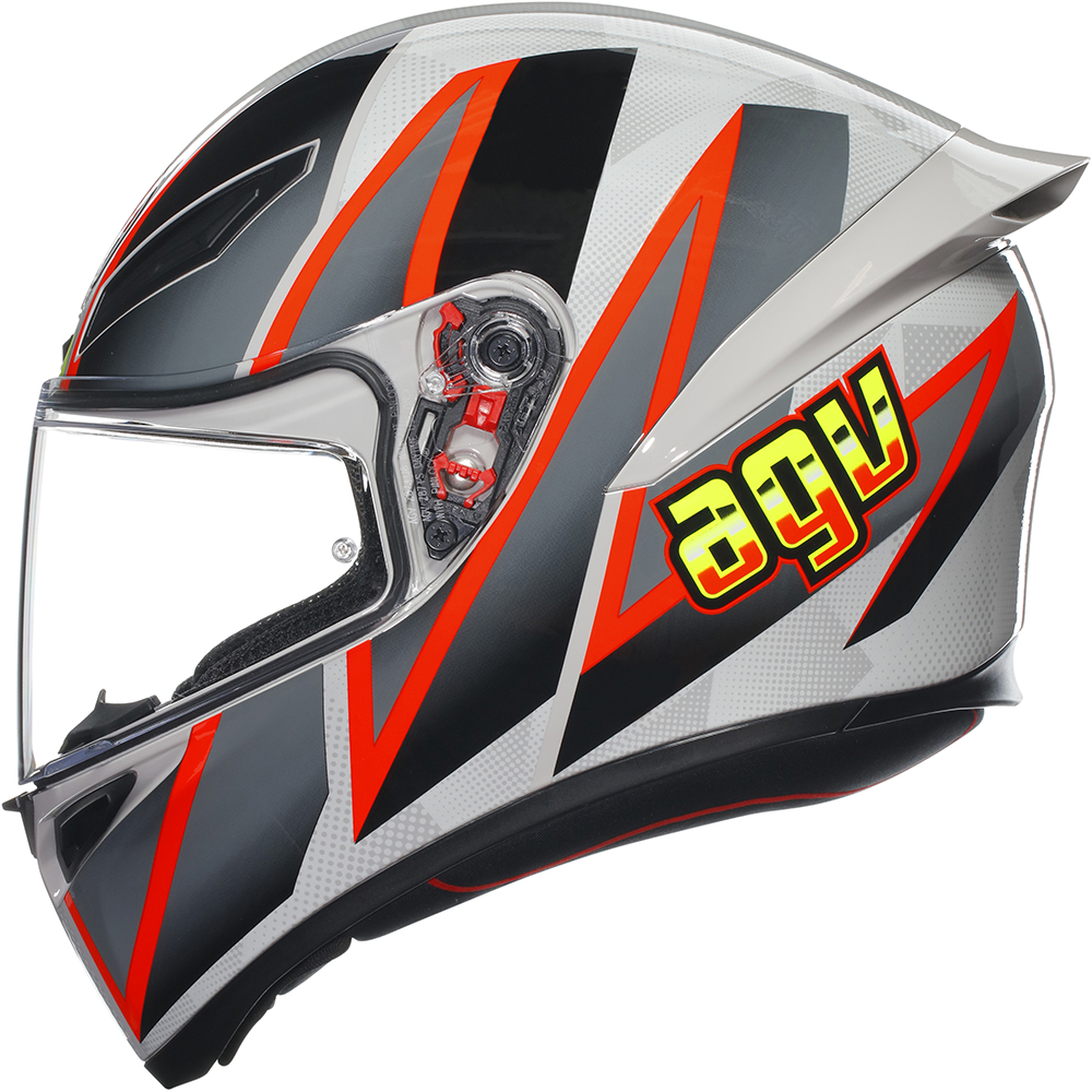 AGV - Casque K1 S Blipper Gris / Noir / Rouge