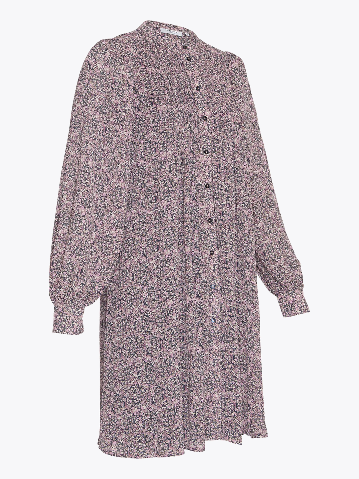Hedda Rikkelie Long Sleeve Shirt Dress All Over Print