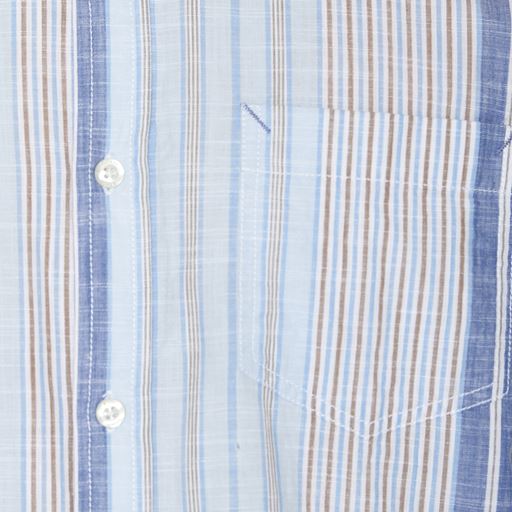 Signal Boone Stripe Skjorte, True Blue, 3XL