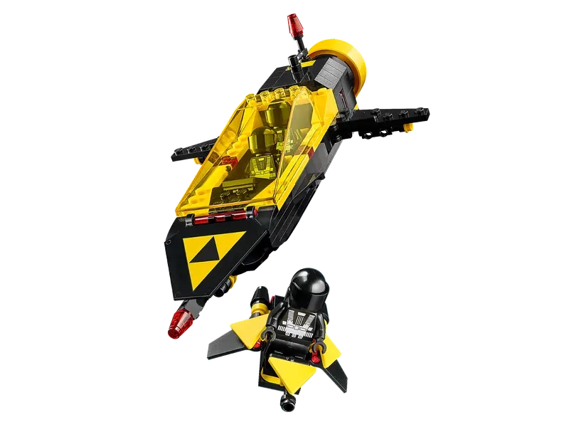 (1151-tlg. Set) Icons Klemmbausteine Raumschiff Spielzeug Modell Bausatz (10355) - Blacktron Renegade