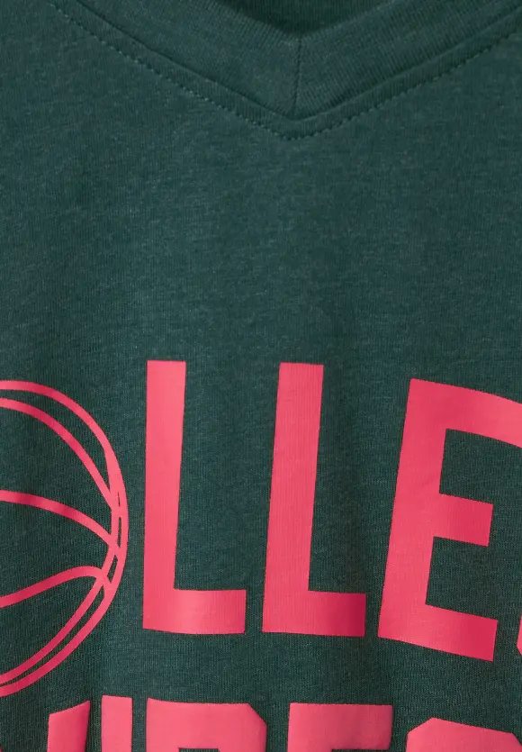 College T-Shirt - evergreen melange