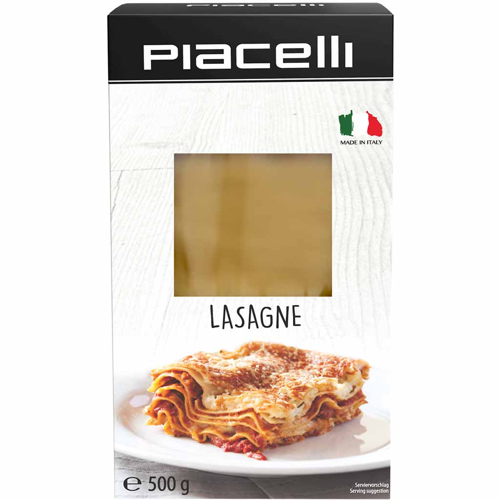 Piacelli Lasagne Blätter 500g MHD:3.4.26