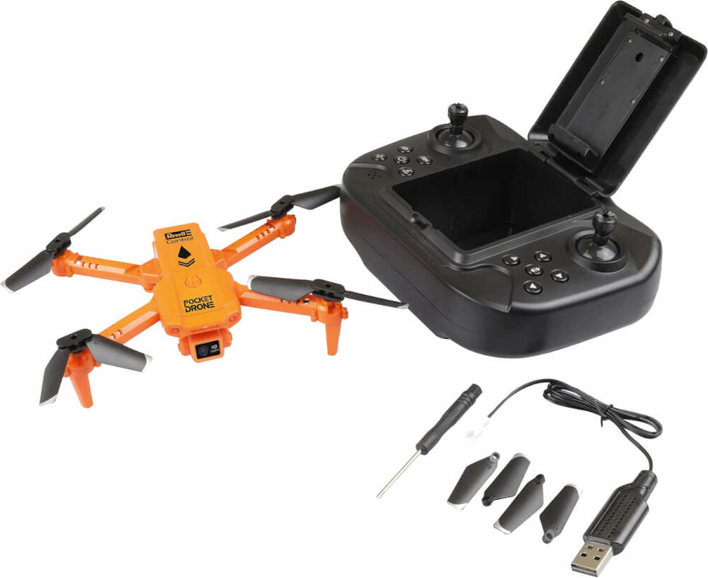 RC Quadrocopter Pocket Drone, Revell Control Ferngesteuerte Drohne
