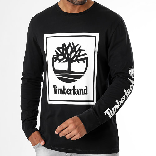 Tee Shirt Manches Longues Stack Logo A2CMK Noir Blanc