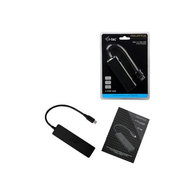 i-Tec - Hub - 4 x SuperSpeed USB 3.0 - de bureau
