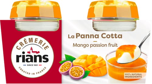 Rians Panna Cotta Mango/Passionsfrucht